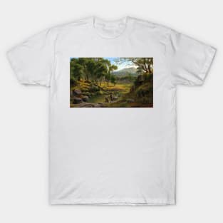 Eugène von Guérard Warrenheip Hills near Ballarat T-Shirt